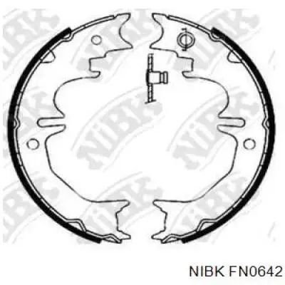 Klocki hamulca ręcznego Nibk FN0642 cena, od 35,51 USD