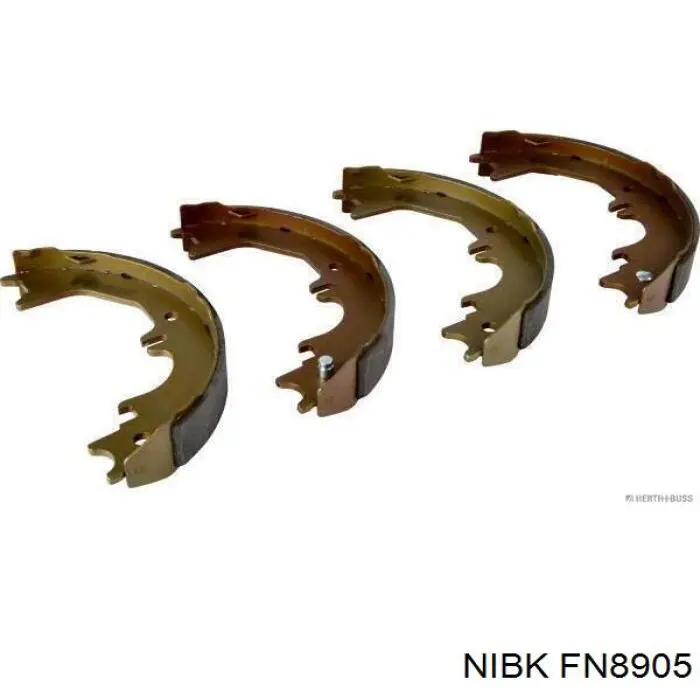 Klocki hamulca ręcznego Nibk FN8905