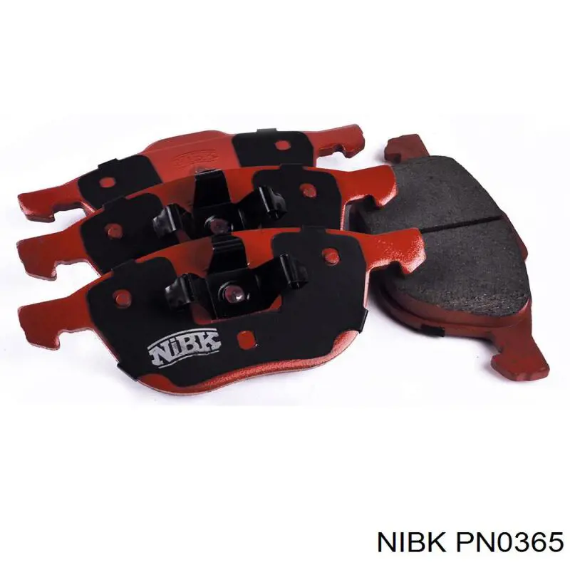 Klocki hamulcowe przednie tarczowe Nibk PN0365 cena, od 26,21 USD