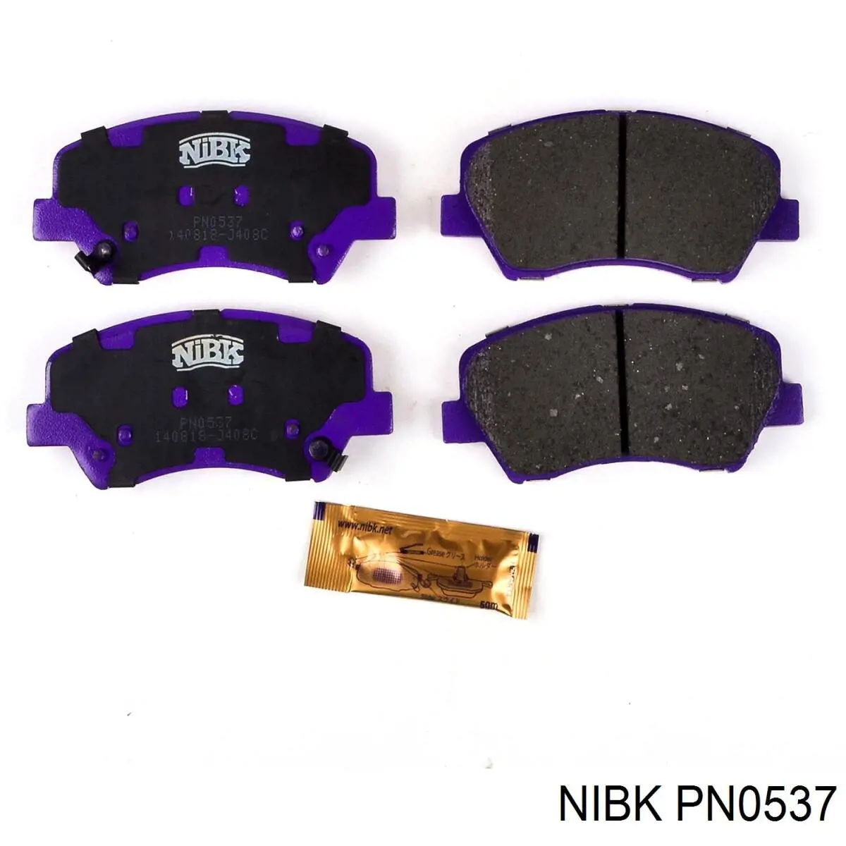 Klocki hamulcowe przednie tarczowe Nibk PN0537 cena, od 33,37 USD