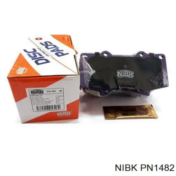 Klocki hamulcowe przednie tarczowe Nibk PN1482 cena, od 29,36 USD