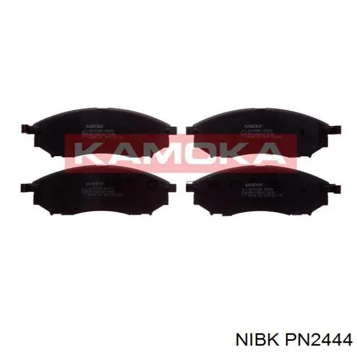Do koszyka PN2444 Nibk Klocki hamulcowe przednie tarczowe