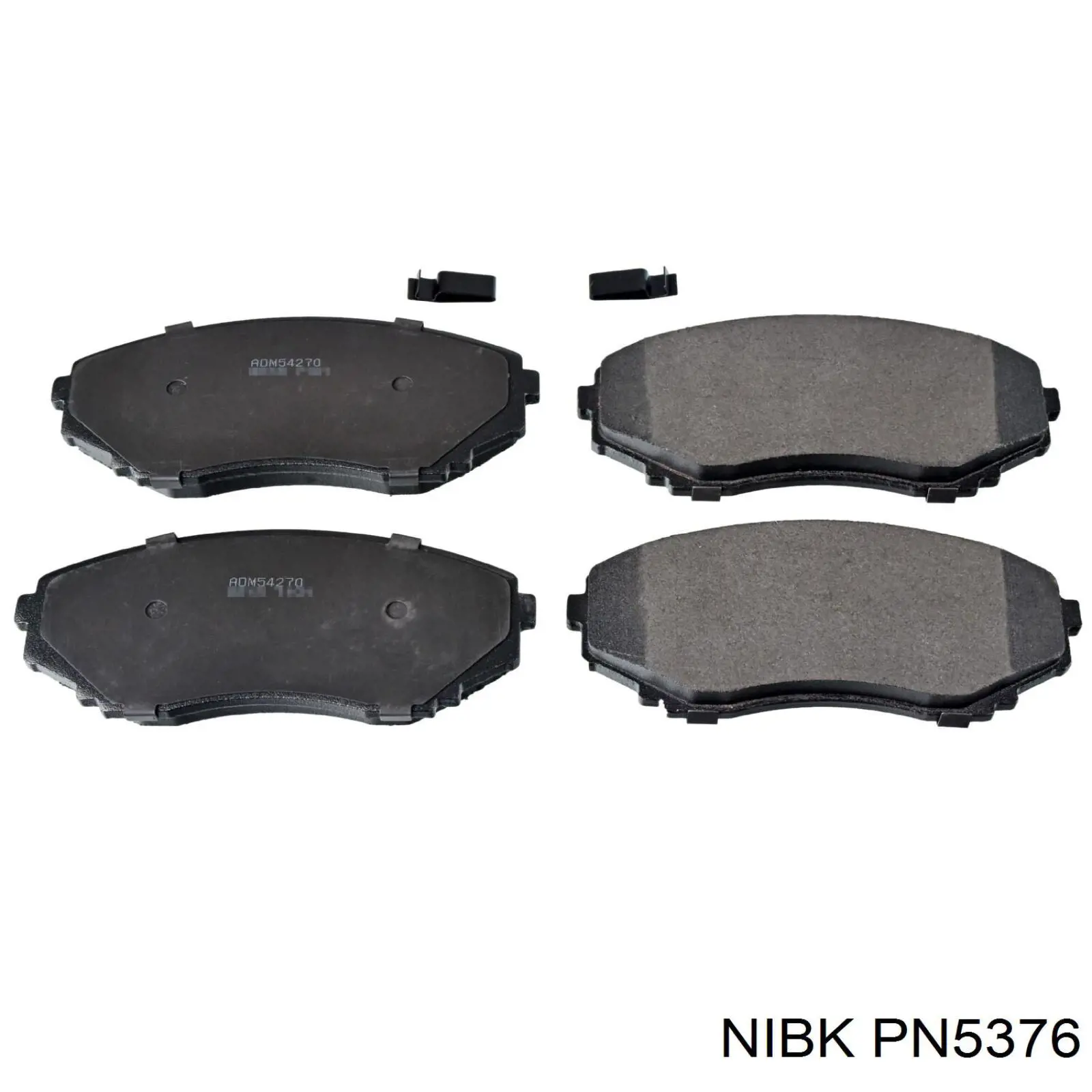 Klocki hamulcowe przednie tarczowe Nibk PN5376 cena, od 40,13 USD