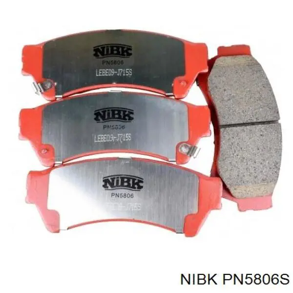 Klocki hamulcowe przednie tarczowe Nibk PN5806S cena, od 18,82 USD