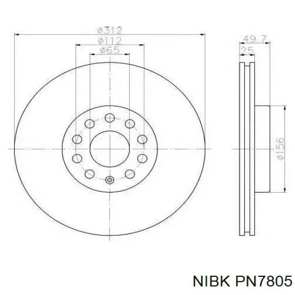 162045 Power Stop Klocki hamulcowe przednie tarczowe