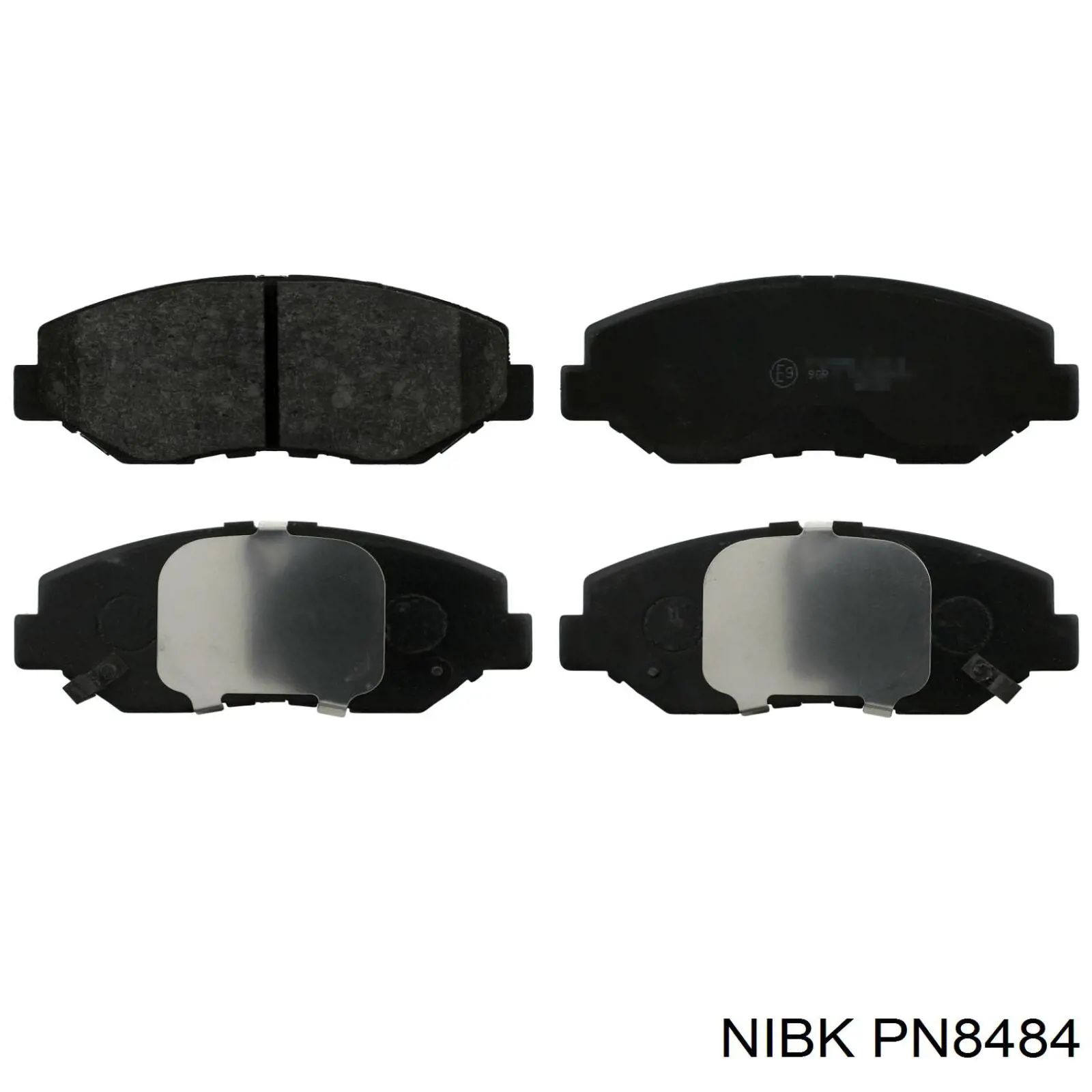 Do koszyka PN8484 Nibk Klocki hamulcowe przednie tarczowe