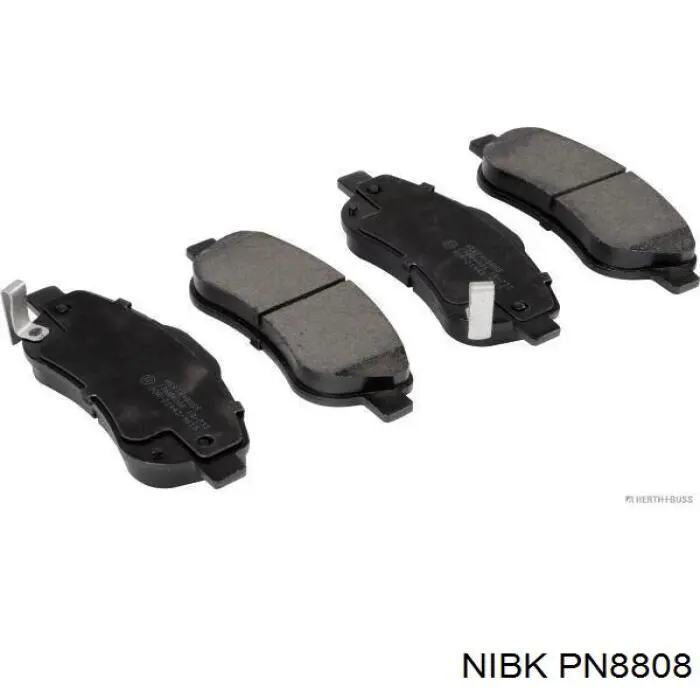 Klocki hamulcowe przednie tarczowe Nibk PN8808 cena, od 27,73 USD