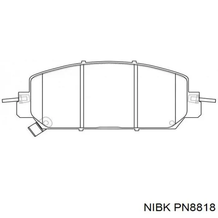 Klocki hamulcowe przednie tarczowe Honda 45022TLAA01 cena, od 40,10 USD