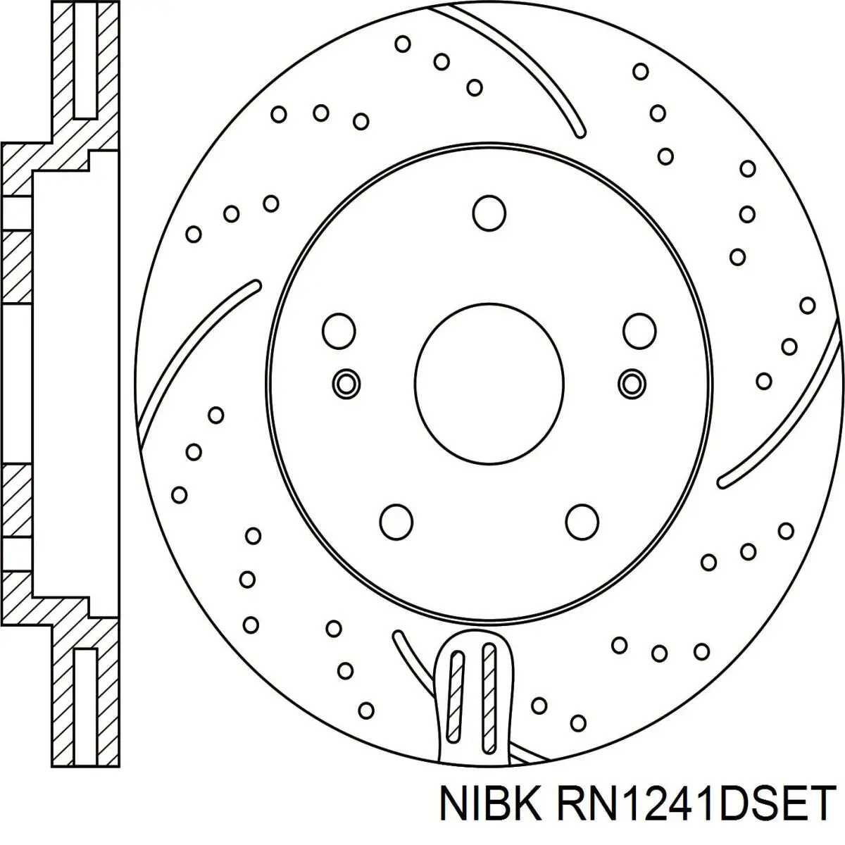 CD7646V Bremsi Tarcza hamulcowa przednia