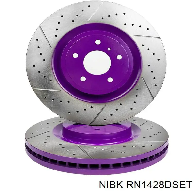 Tarcza hamulcowa przednia RN1428DSET Nibk