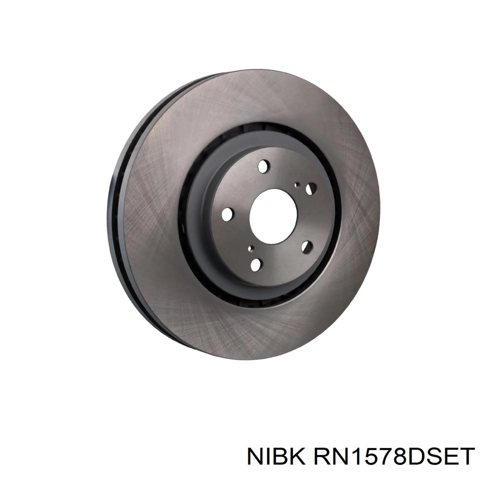 Tarcza hamulcowa przednia RN1578DSET Nibk
