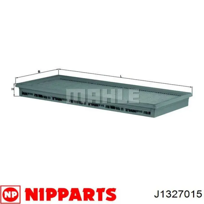 Do koszyka J1327015 Nipparts Filtr powietrza