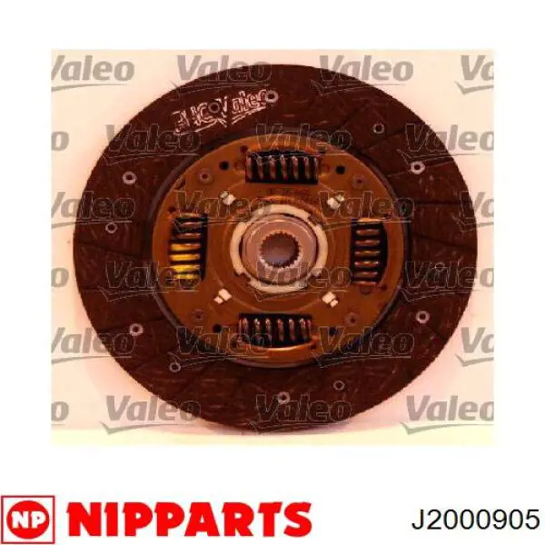 Do koszyka J2000905 Nipparts Zestaw sprzęgła (3 części)