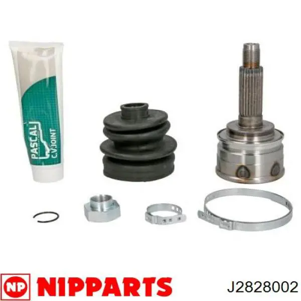 Przegub homokinetyczny przedni zewnętrzny Nipparts J2828002 cena, od 36,16 USD