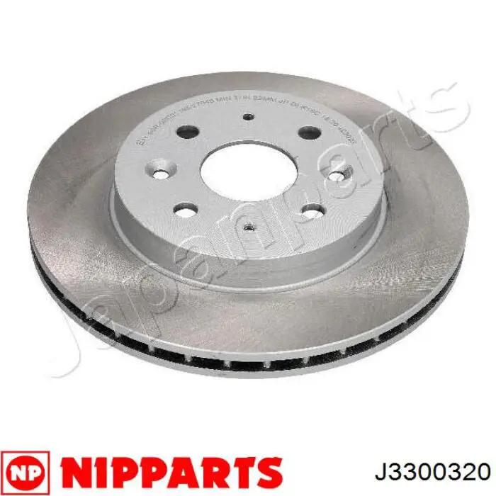 Do koszyka J3300320 Nipparts Tarcza hamulcowa przednia
