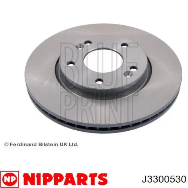 Do koszyka J3300530 Nipparts Tarcza hamulcowa przednia