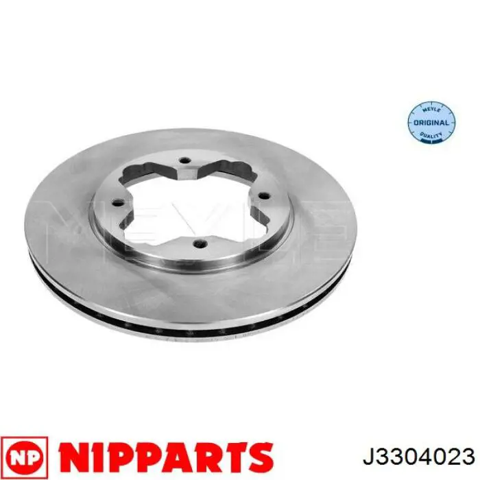 Do koszyka J3304023 Nipparts Tarcza hamulcowa przednia