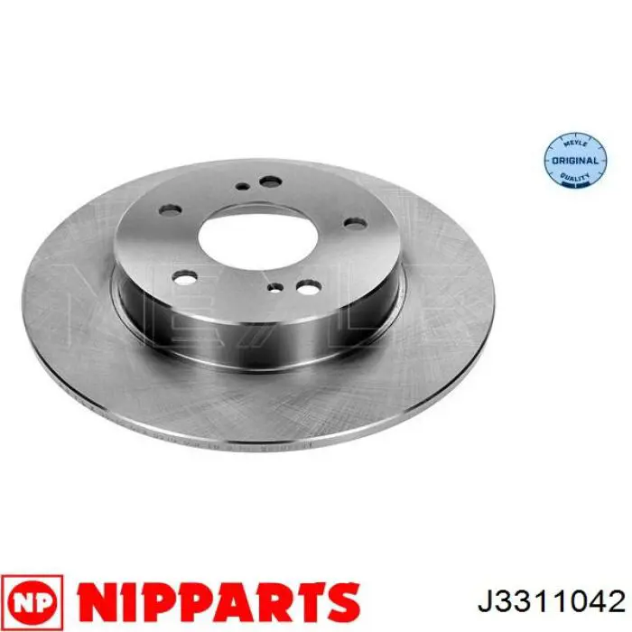 Tarcza hamulcowa tylna Nipparts J3311042 cena, od 43,22 USD