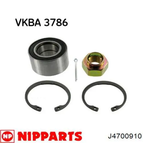 Do koszyka J4700910 Nipparts Łożysko piasty przedniej