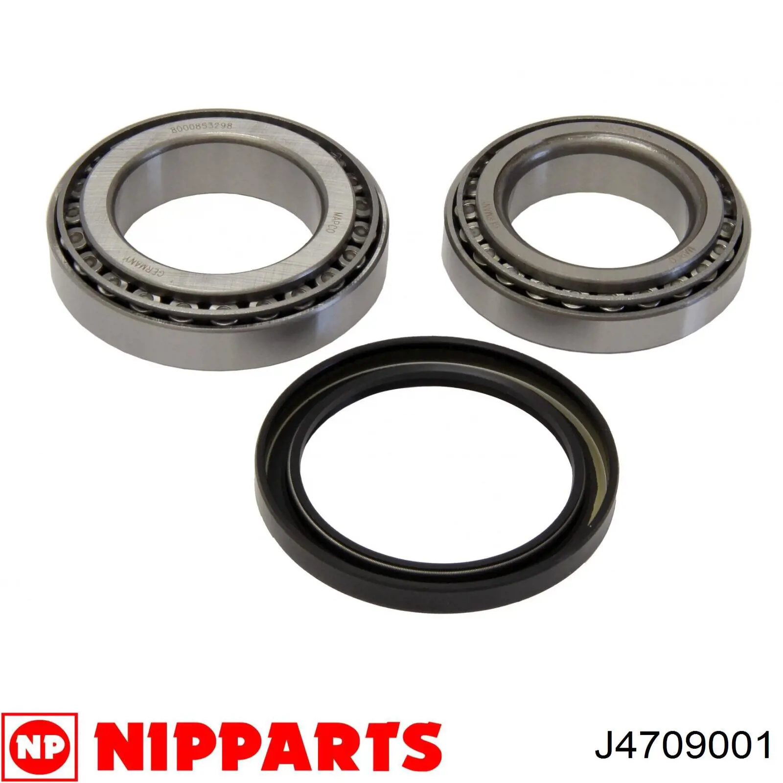 Do koszyka J4709001 Nipparts Łożysko piasty przedniej