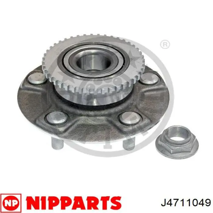 Piasta tylna Nipparts J4711049 cena, od 50,29 USD