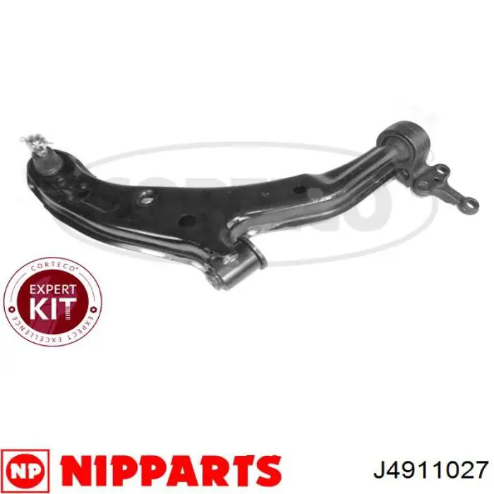 Do koszyka J4911027 Nipparts Wahacz zawieszenia przedniego dolny prawy