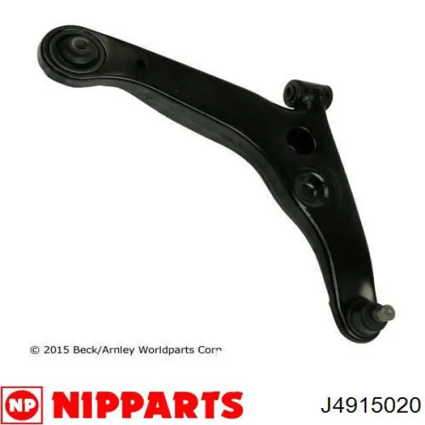 Do koszyka J4915020 Nipparts Wahacz zawieszenia przedniego dolny prawy