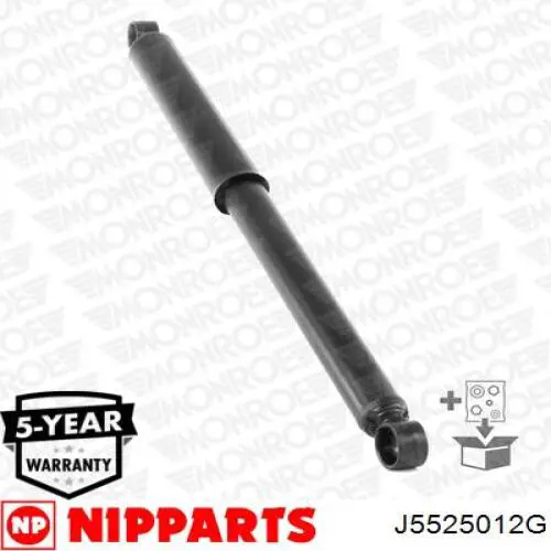 Do koszyka J5525012G Nipparts Amortyzator tylny