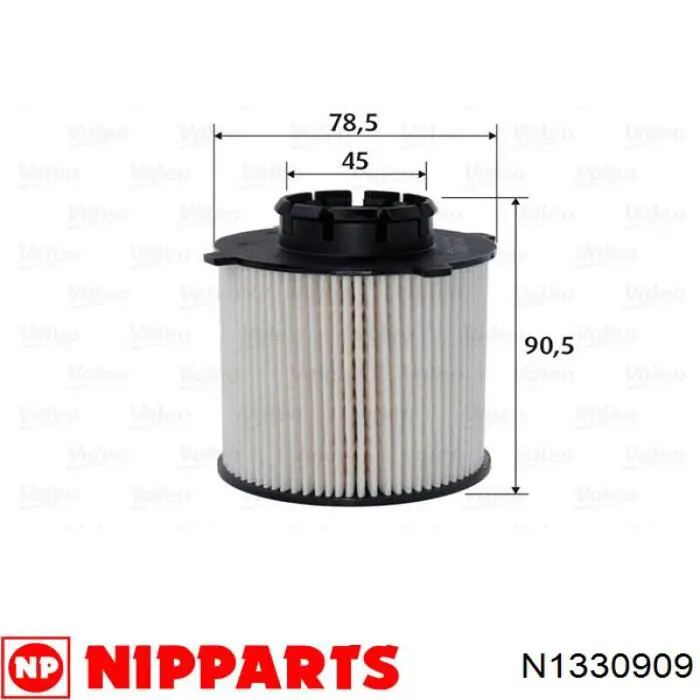 Do koszyka N1330909 Nipparts Filtr paliwa