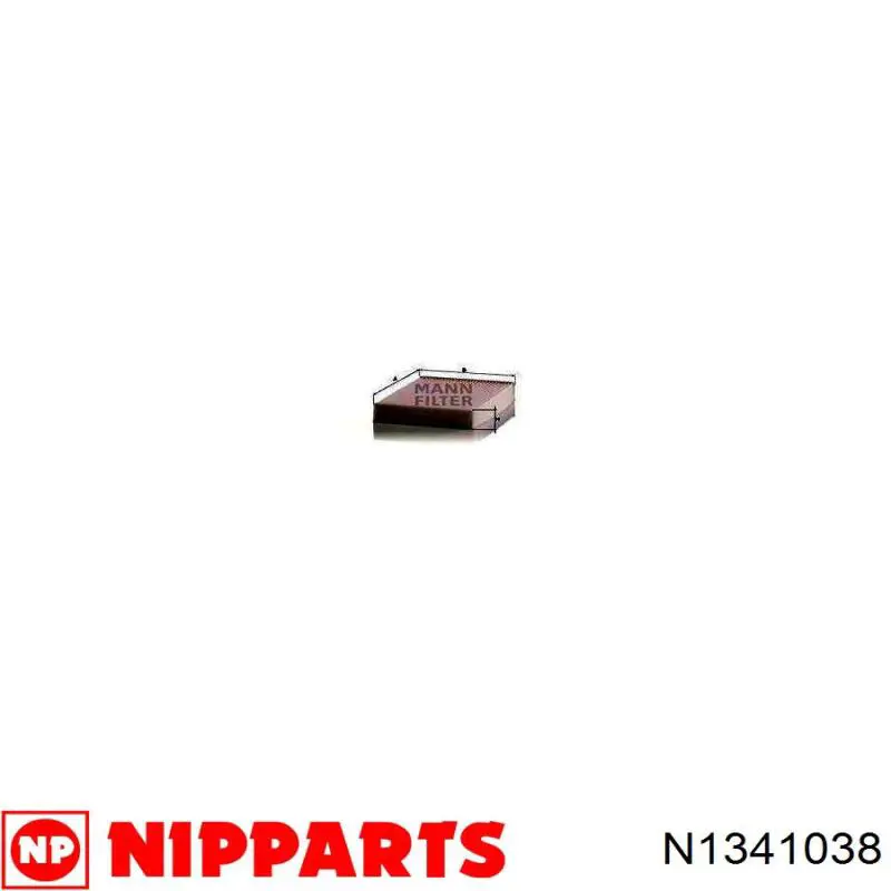 Filtr kabiny Nipparts N1341038 cena, od 8,99 USD