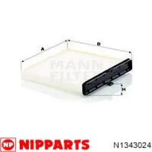 Do koszyka N1343024 Nipparts Filtr kabiny