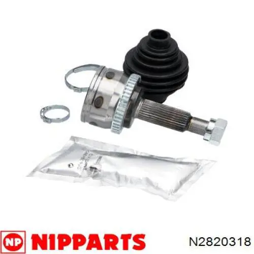 Do koszyka N2820318 Nipparts Przegub homokinetyczny przedni zewnętrzny