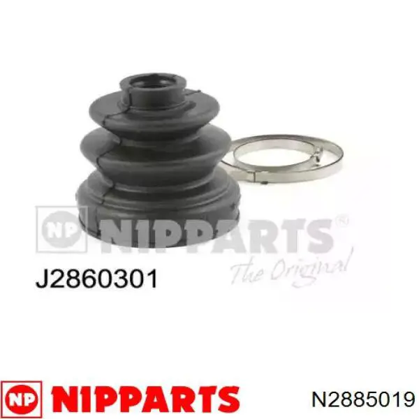 Do koszyka N2885019 Nipparts Osłona przegubu homokinetycznego półosi przedniej wewnętrzna