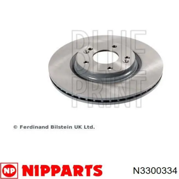Tarcza hamulcowa przednia Nipparts N3300334 cena, od 65,39 USD