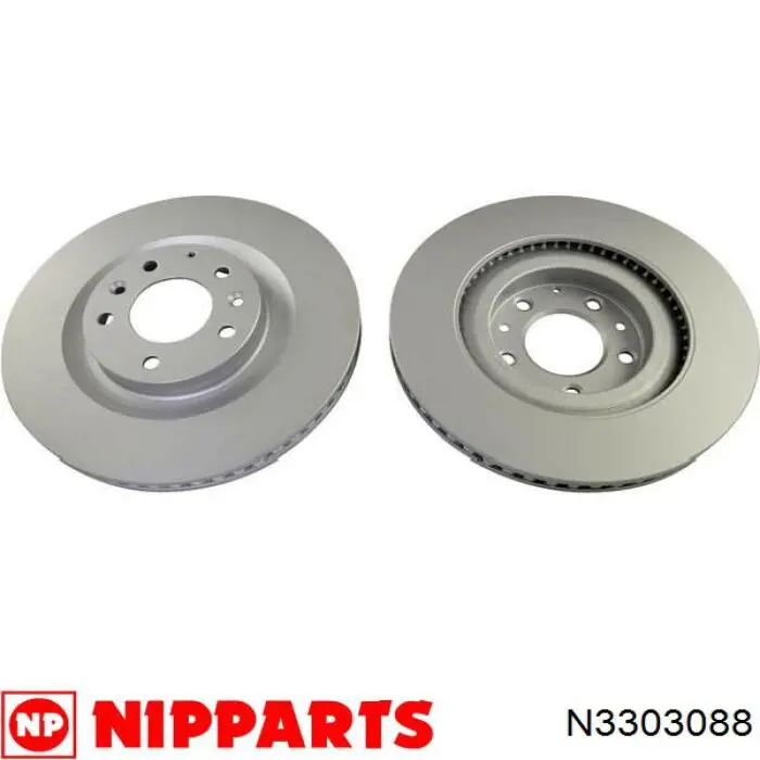 Do koszyka N3303088 Nipparts Tarcza hamulcowa przednia