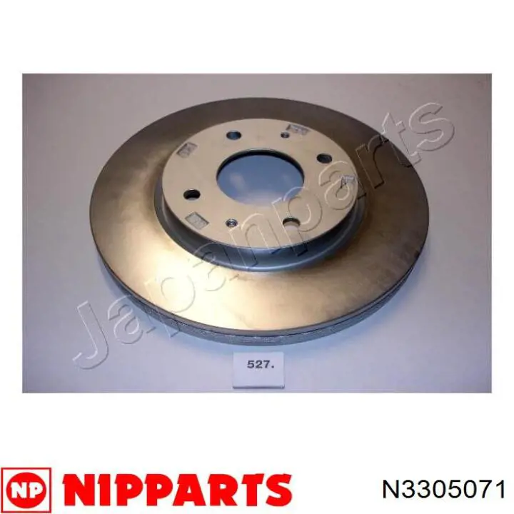 Do koszyka N3305071 Nipparts Tarcza hamulcowa przednia