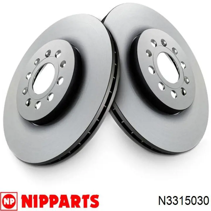 Do koszyka N3315030 Nipparts Tarcza hamulcowa tylna
