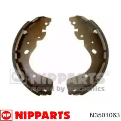 Klocki hamulcowe tylne bębnowe Nipparts N3501063 cena, od 56,51 USD