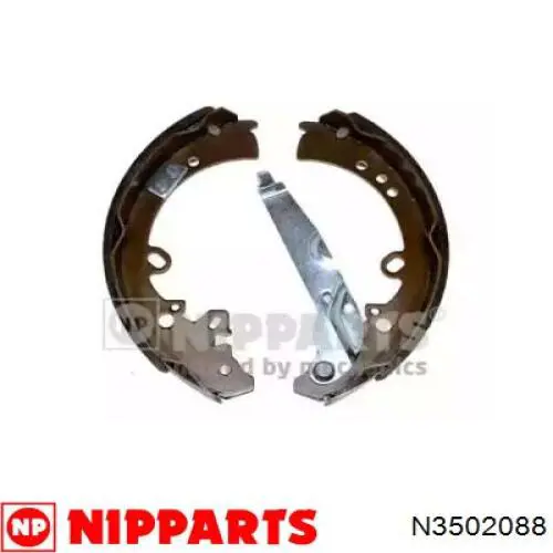 Klocki hamulcowe tylne bębnowe Nipparts N3502088 cena, od 54,61 USD