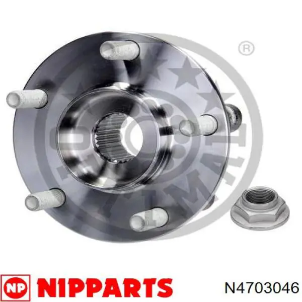 Piasta przednia Nipparts N4703046 cena, od 73,48 USD