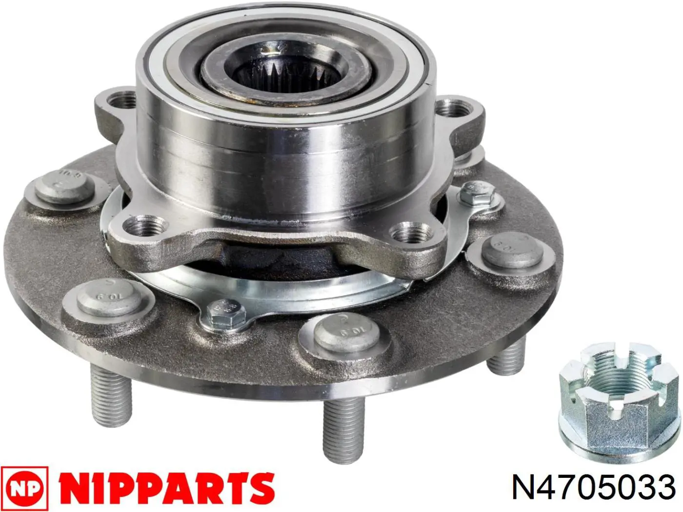 Do koszyka N4705033 Nipparts Piasta przednia