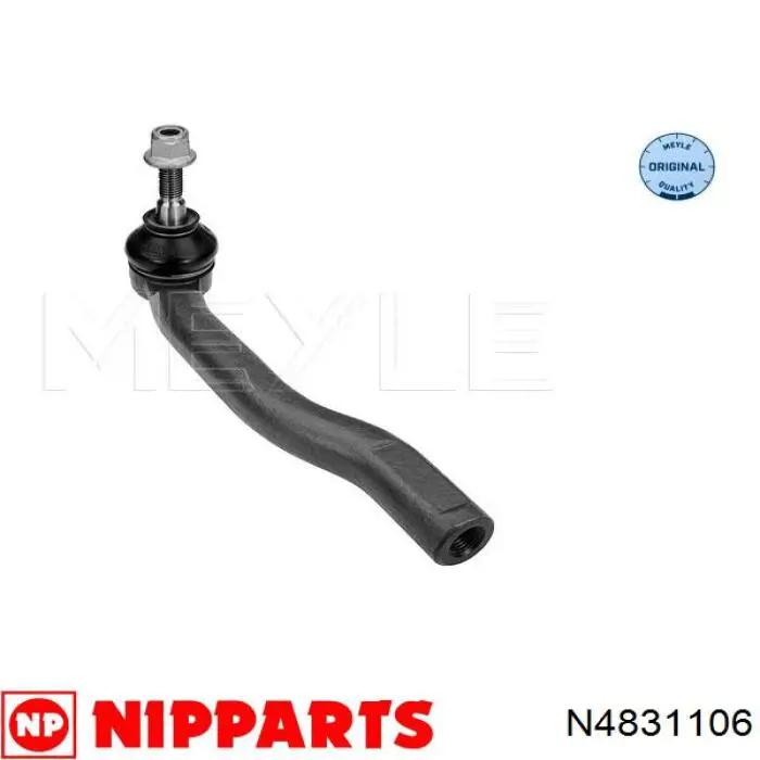 Do koszyka N4831106 Nipparts Końcówka drążka kierowniczego zewnętrzna