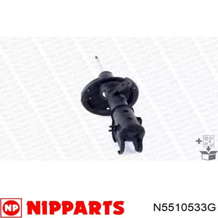Amortyzator przedni prawy 546604H100 Hyundai/Kia