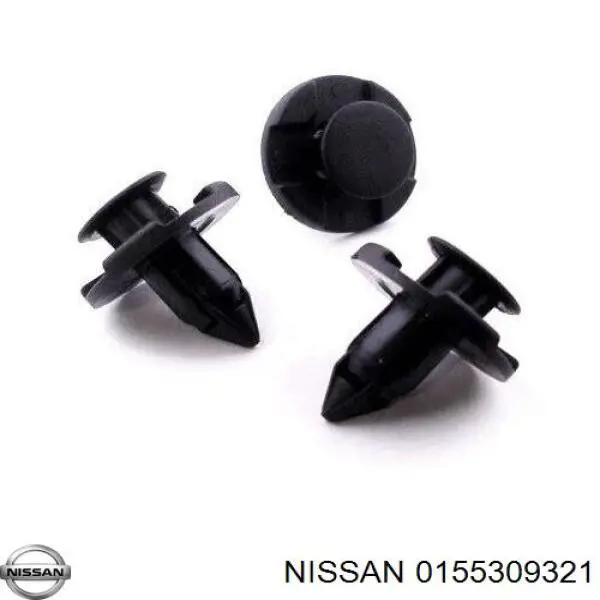 Do koszyka 155309321 Renault (RVI) Spinka mocowania nadkola przedniego