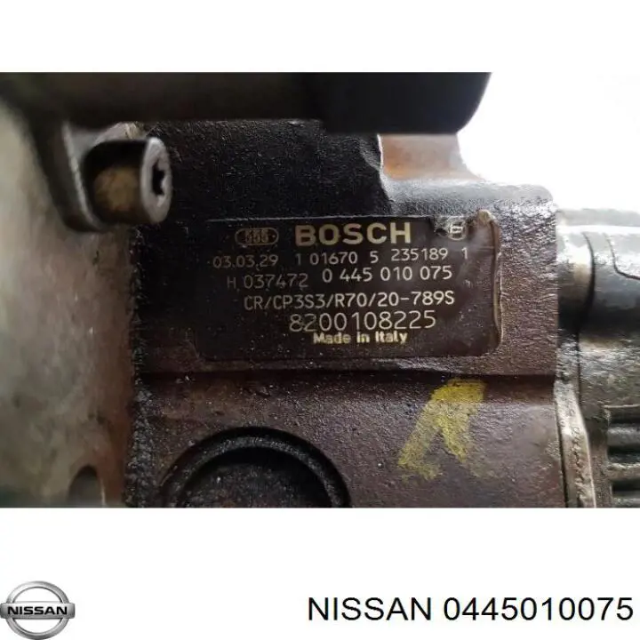 Pompa wtryskowa wysokiego ciśnienia 8200108225 Nissan/Infiniti