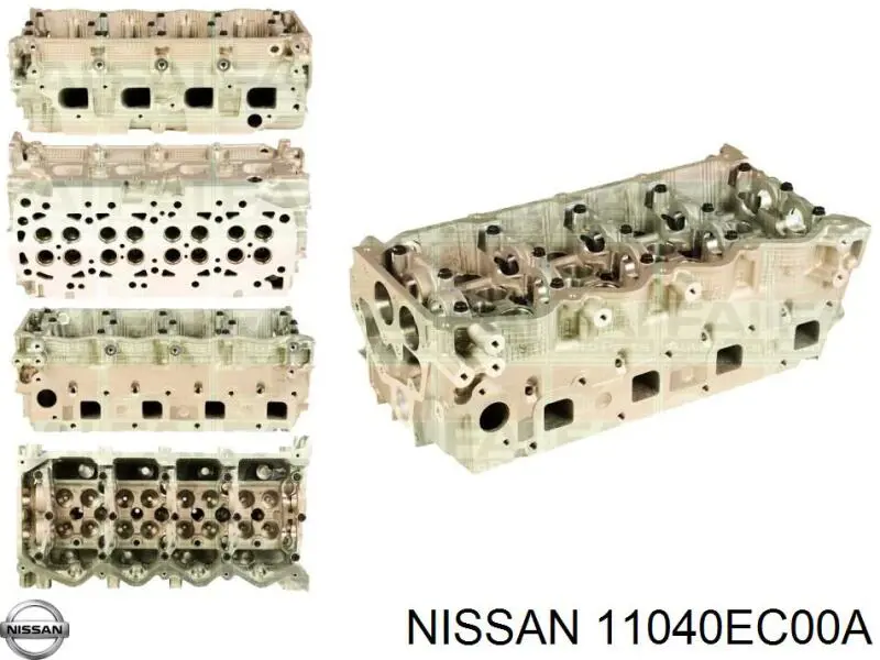 Głowica cylindrów Nissan/Infiniti 11040EC00A cena, od 664,44 USD