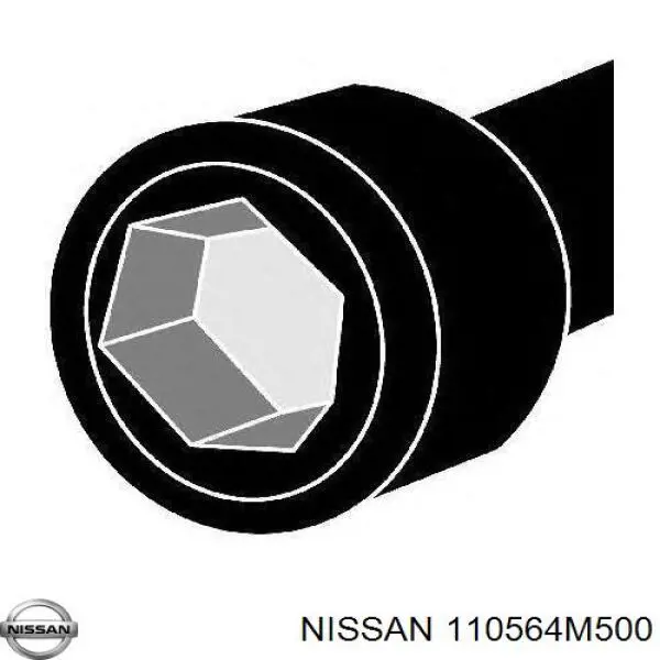 Śruba głowicy cylindrów Nissan/Infiniti 110564M500 cena, od 6,31 USD