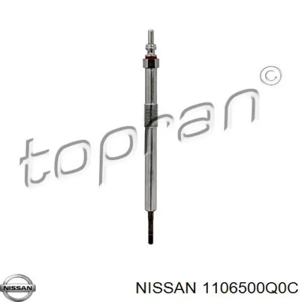 Do koszyka 1106500Q0C Nissan/Infiniti Świeca żarowa