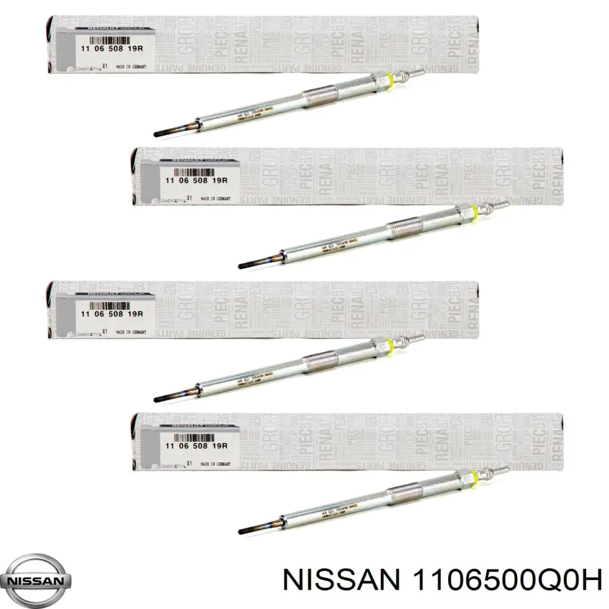 Świeca żarowa Nissan/Infiniti 1106500Q0H cena, od 6,10 USD