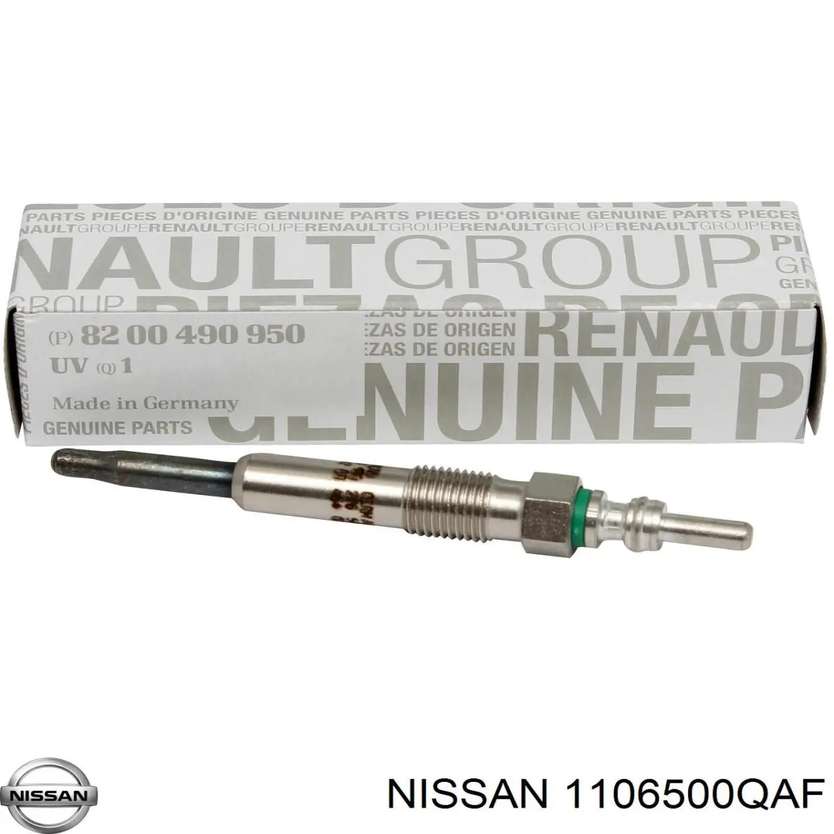 Świeca żarowa Nissan/Infiniti 1106500QAF cena, od 10,09 USD